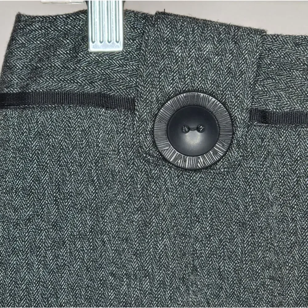 Larry Levine Stretch Charcoal Pencil Skirt Size 10